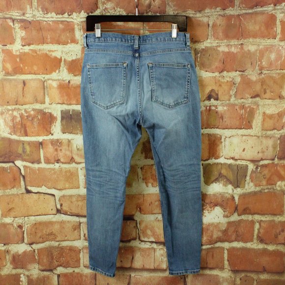 EVERLANE The High Rise Skinny Jean Womens 30 Regular Medium Wash Designer $68 - Picture 6 of 8